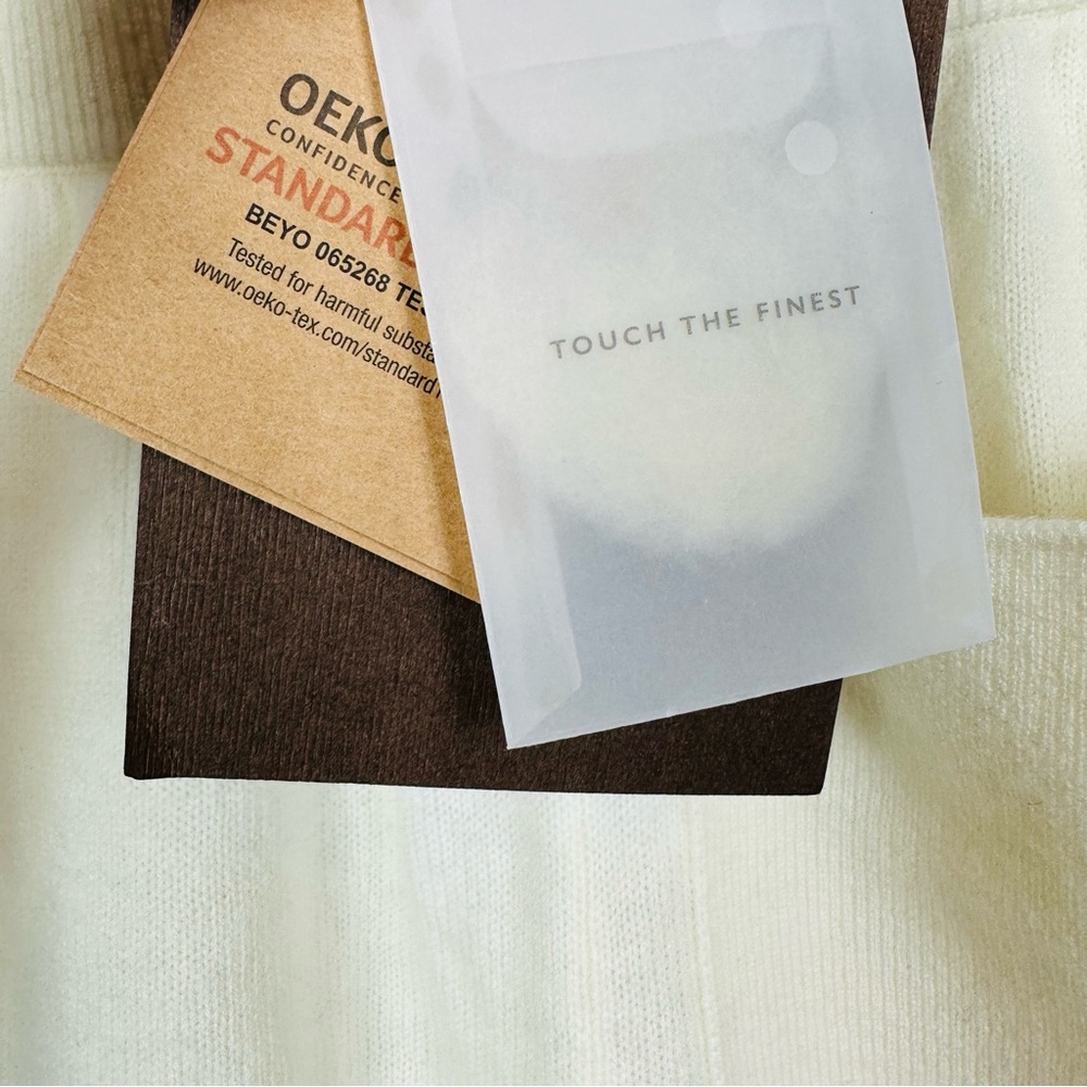 Gentle Herd Wool Joggers XXS Loungewear Cream Off White Pockets - Picture 12 of 13